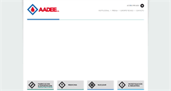 Desktop Screenshot of aadee.com