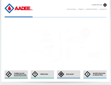 Tablet Screenshot of aadee.com
